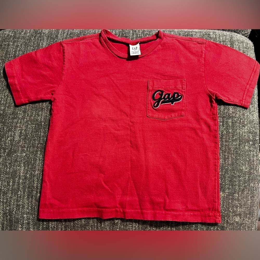 Kids Vintage Gap Pocket Tshirt Made in USA